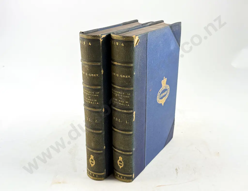 Grey George - Journals of Two Expeditions Of Discovery in North-West And Western Australia (2 Vols) Image 1++
