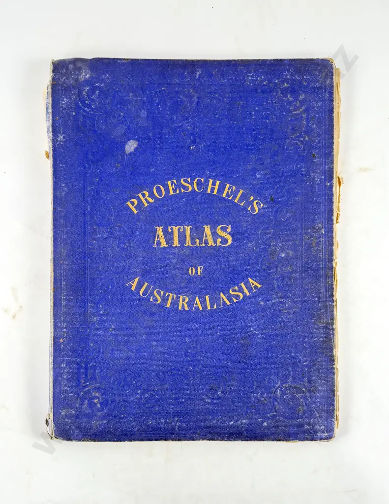 Proeschel Frederick - Atlas Containing a Map Of Australasia Image 1++