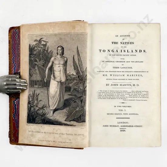 Martin John - An Account Of The Natives of the Tonga Islands (2 Volumes)