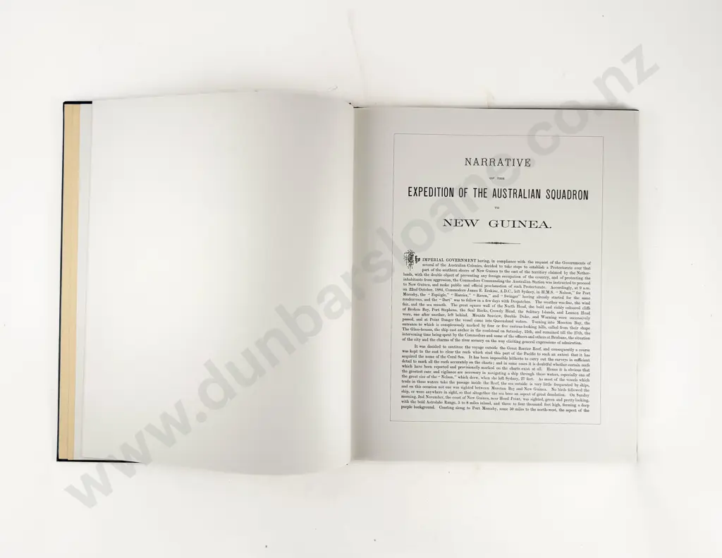 Erskine J E - Narrative of the Expedition of the Australian Squadron To The South East Coast of New Guinea October To December 1884 Image 1++