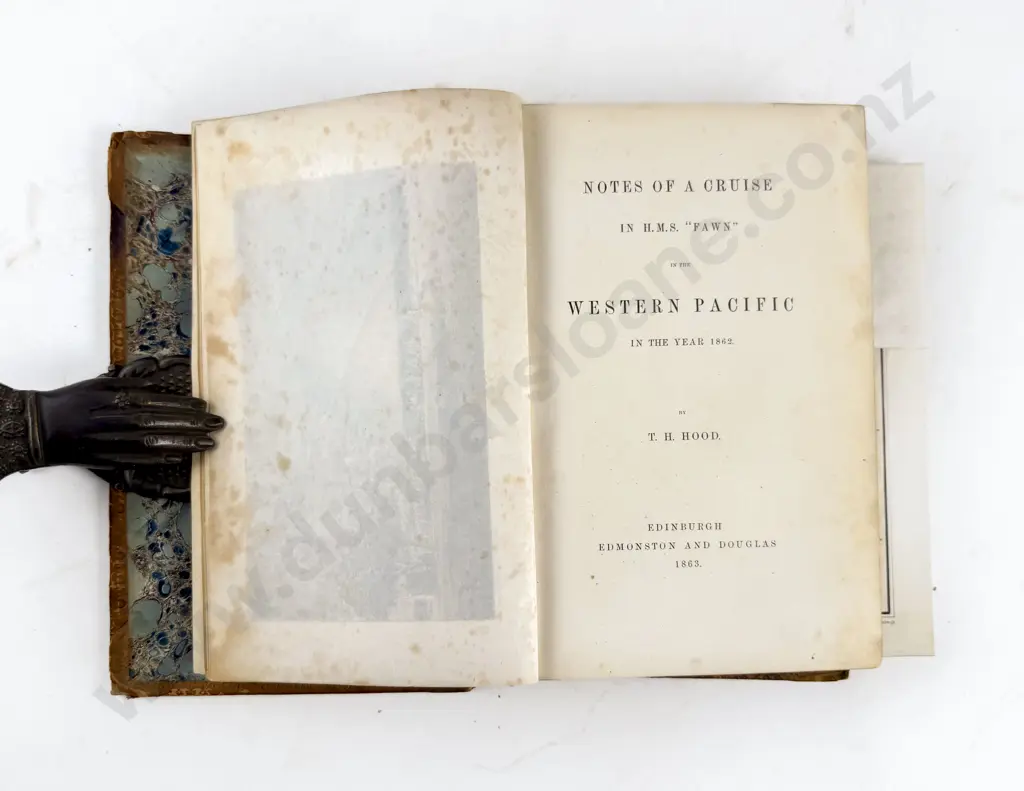 Hood T H - Notes Of A Cruise In H M S "Fawn" in the Western Pacific In The Year 1862 Image 1++
