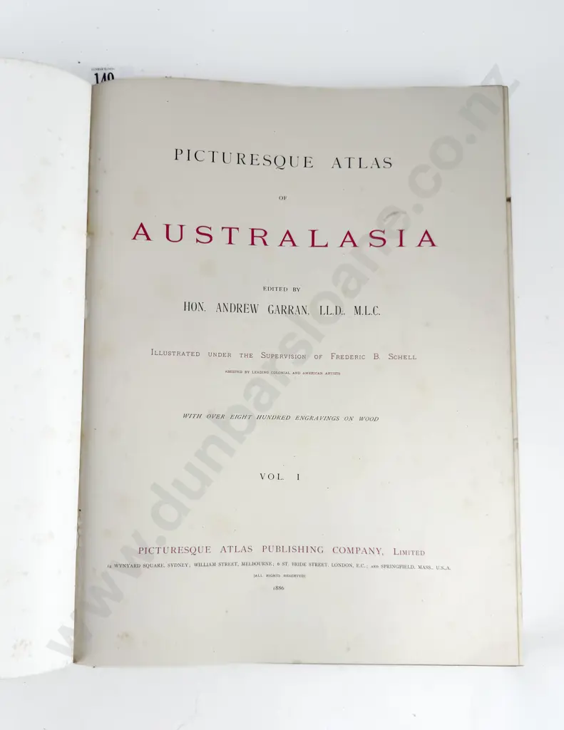 Garren Hon Andrew - Picturesque Atlas Of Australia (3 Volumes) Image 1++