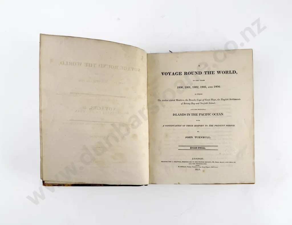Trunbull John - A Voyage Round The World In The Years 1800 1801 1802 1803 and 1804 Image 1++