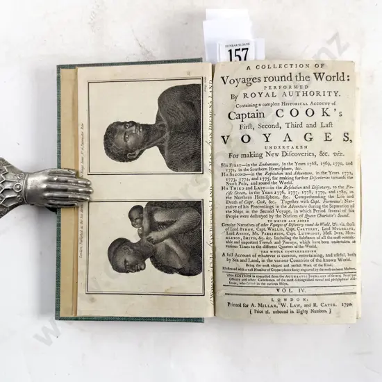 Cook Captain James - A Collection Of Voyages round the World