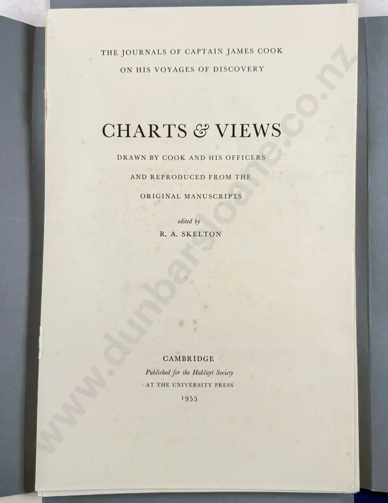 Beaglehole J C (Editor) The Journals Of Captain James Cook (6 Volumes) Image 1++
