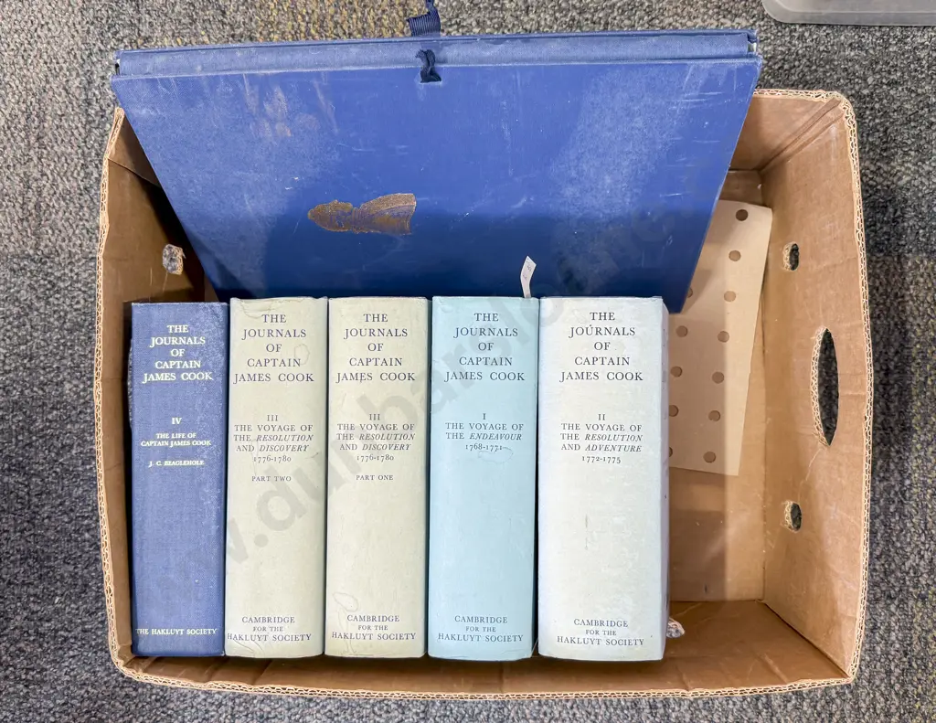 Beaglehole J C (Editor) The Journals Of Captain James Cook (6 Volumes) Image 1++
