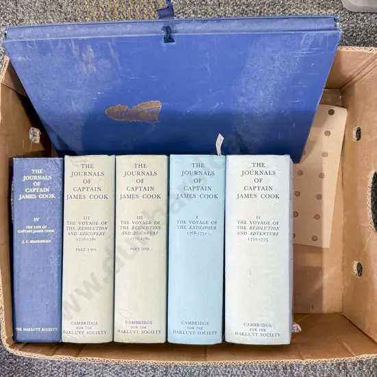 Beaglehole J C (Editor) The Journals Of Captain James Cook (6 Volumes)