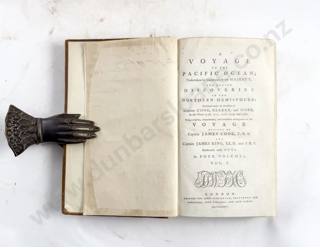 Cook Captain & King Captain James - A Voyage To The Pacific Ocean (5 Volumes) Image 1++