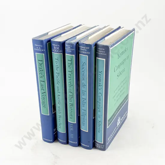 5 Various Hakluyt Society Volumes
