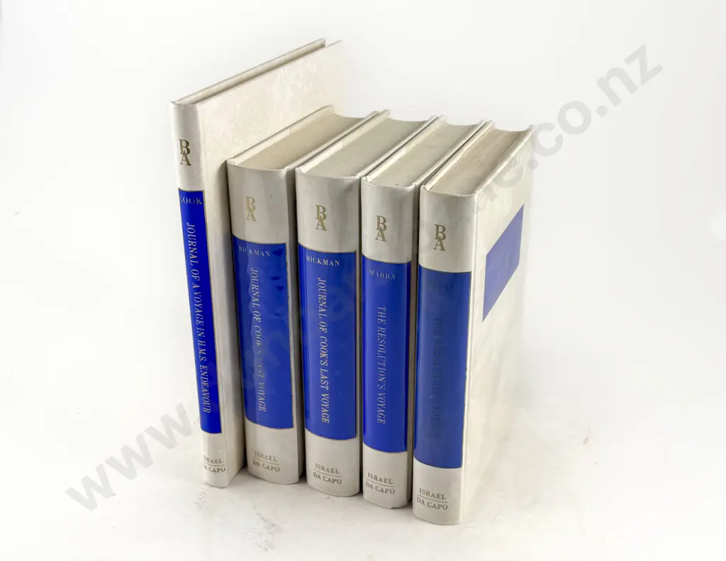 5 Cook Related Volumes From Bibliotheca Australiana Image 1++