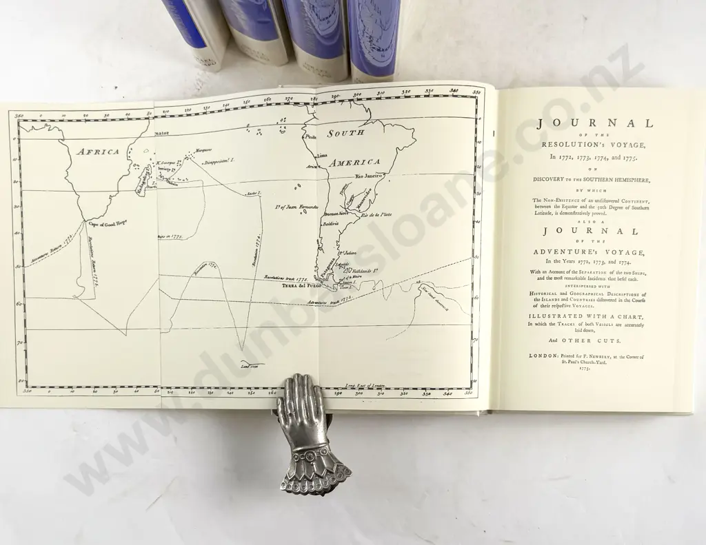 5 Cook Related Volumes From Bibliotheca Australiana Image 1++