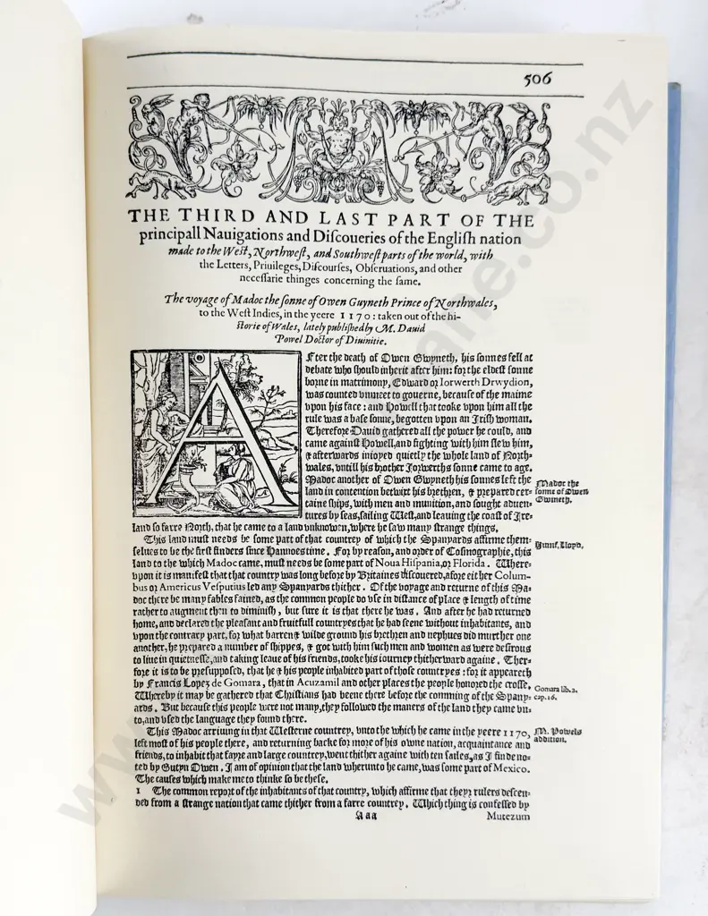 Hakluyt Richard - The Principal Navigations Voiages And Discoveries Of The English Nation (2 Vols) Image 1++