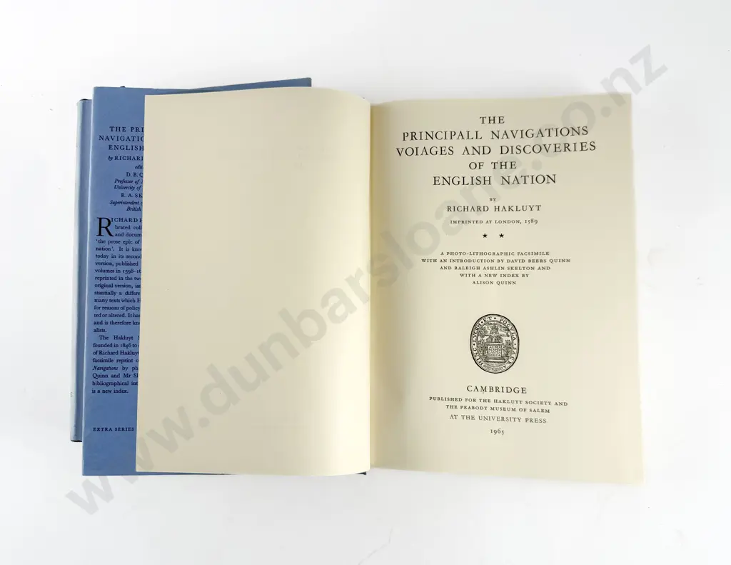 Hakluyt Richard - The Principal Navigations Voiages And Discoveries Of The English Nation (2 Vols) Image 1++
