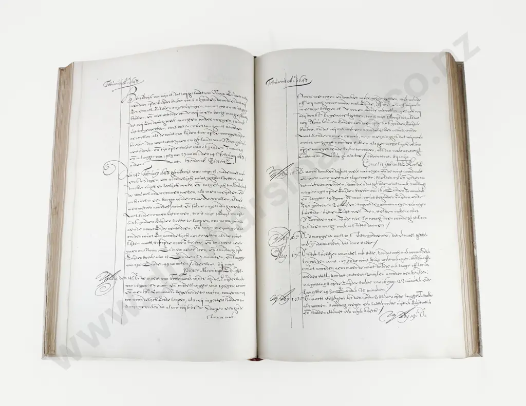 Abel Janszoon Tasman's Journal Image 1++