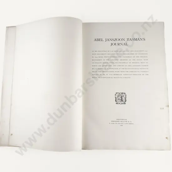 Abel Janszoon Tasman's Journal