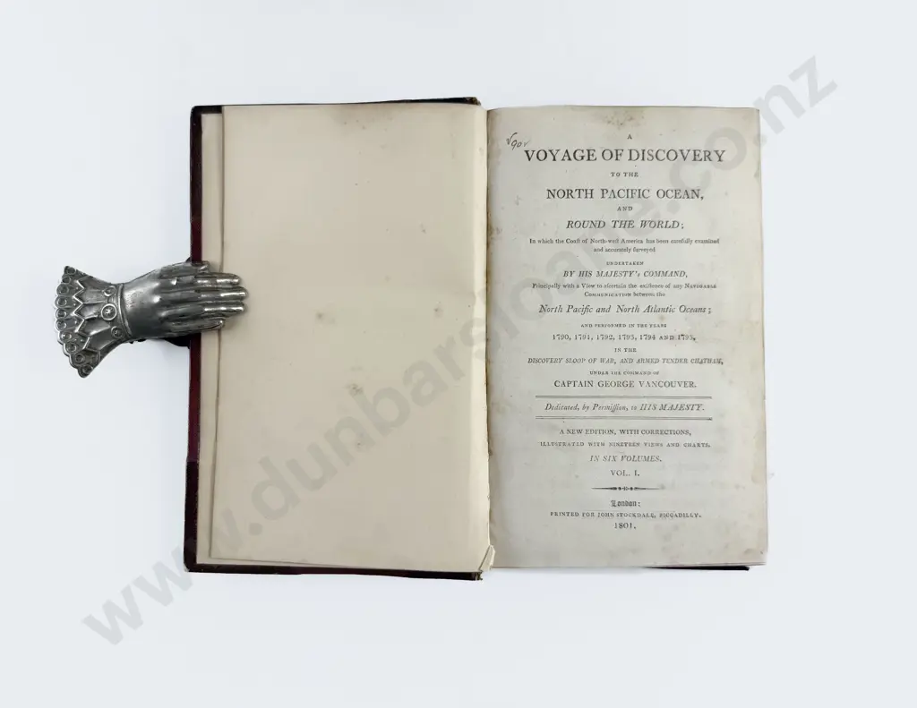 Vancouver, Captain John, A Voyage Of Discovery To The North Pacific Ocean And Round The World, (6 Vols, 1801) Image 1++