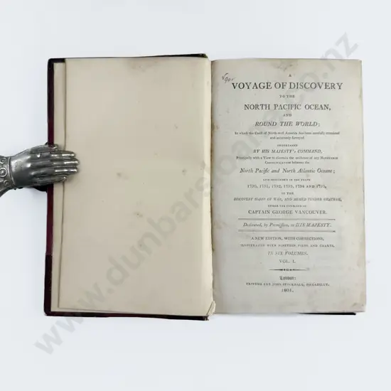 Vancouver, Captain John, A Voyage Of Discovery To The North Pacific Ocean And Round The World, (6 Vols, 1801)
