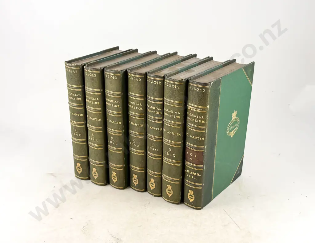 Martin Robert Montgomery - The Colonial Magazine and Commercial Maritime Journal (7 Vols) Image 1++