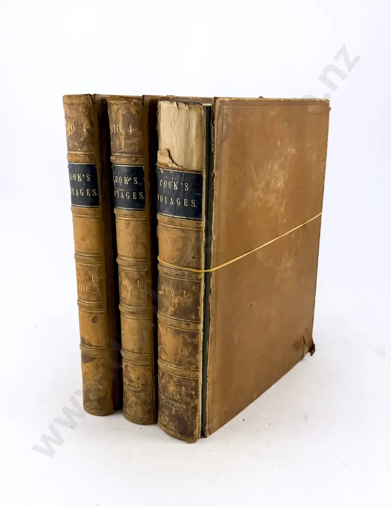 Hawkesworth John - An Account Of The Voyages (3 Volumes) Image 1++