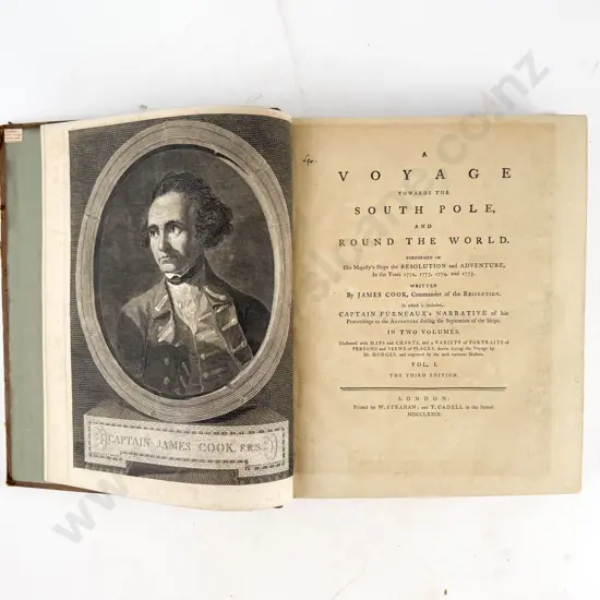 Cook Captain James - A Voyage Towards The South Pole And Round The World (2 Volumes)