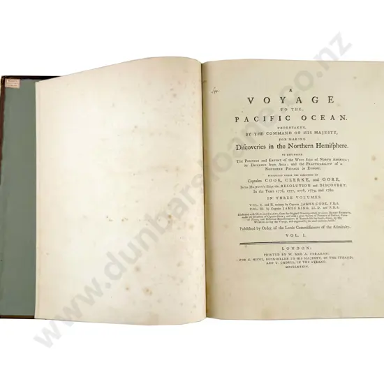Cook Captain James - A Voyage To The Pacific Ocean (3 Volumes)