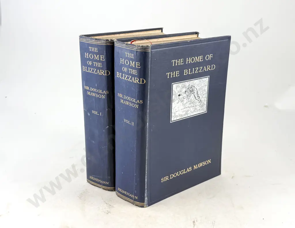 Mawson Sir Douglas - The Home Of The Blizzard (2 Volumes) Image 1++