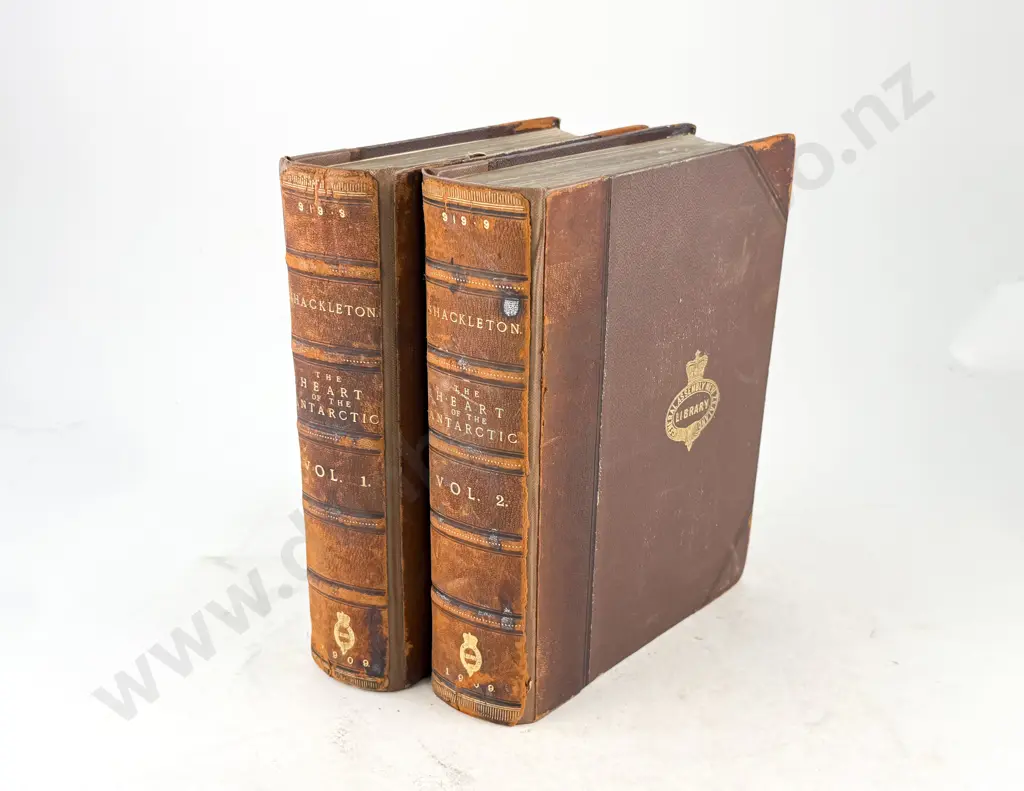 Shackleton E H - The Heart Of The Antarctic (2 Volumes) Image 1++
