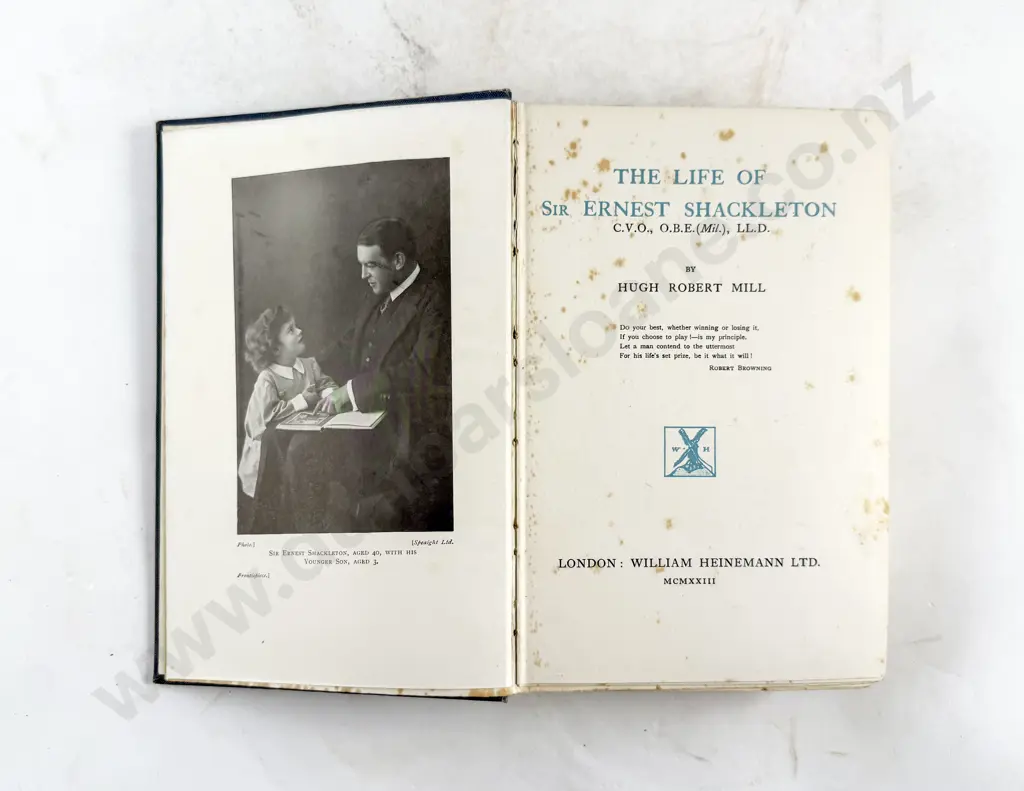 Mill Robert Hugh - The Life Of Sir Ernest Shackleton Image 1++