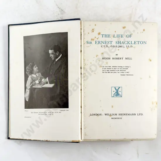 Mill Robert Hugh - The Life Of Sir Ernest Shackleton