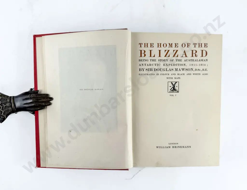 Mawson Sir Douglas - The Home Of The Blizzard (2 Volumes) Image 1++
