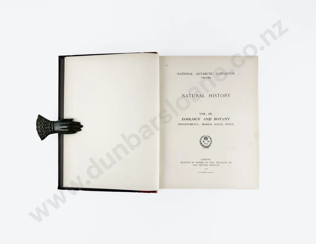 (-) National Antarctic Expedition 1901-1904 Natural History Vol III Zoology Image 1++