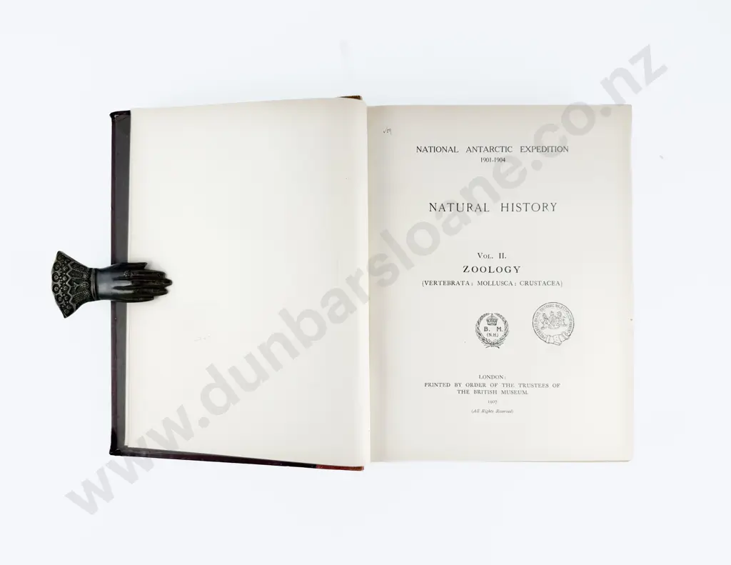 (-) National Antarctic Expedition 1901-1904 Natural History Vol II Zoology Image 1++