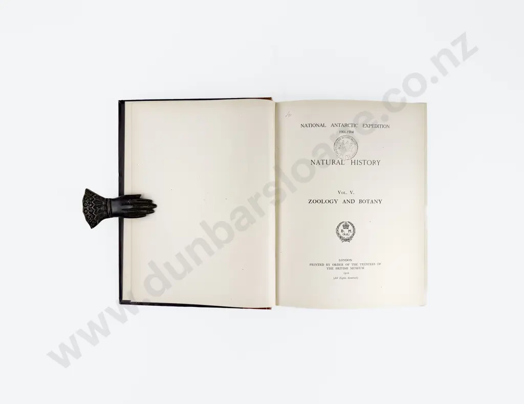 (-) National Antarctic Expedition 1901-1904 Natural History Vol V Zoology And Botany Image 1++