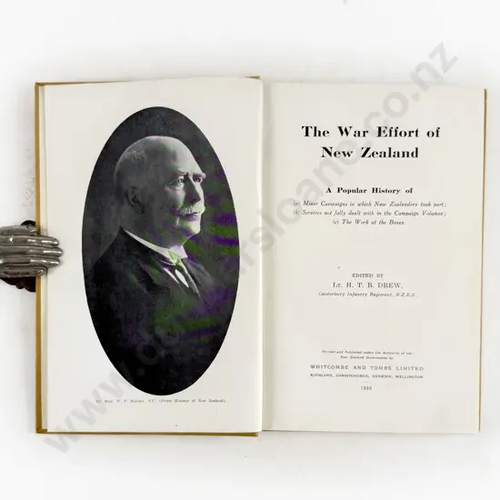 Drew Lieut H T B - The War Effort of New Zealand Vol IV