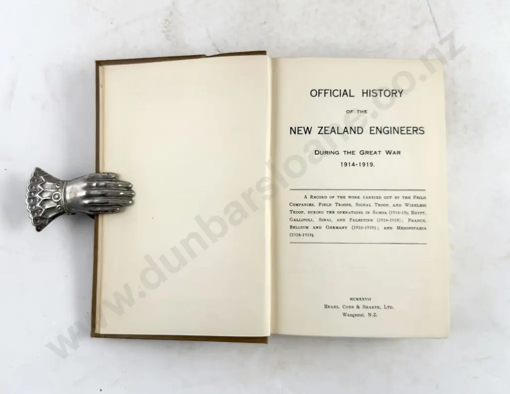 Annabell N - Official History of the New Zealand Engineers During The Great War 1914-1918 Image 1++