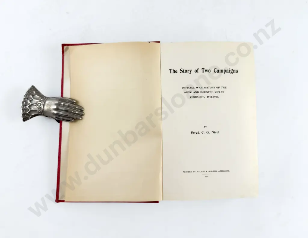 Nicol Sergt C G - The Story Of Two Campaigns Image 1++