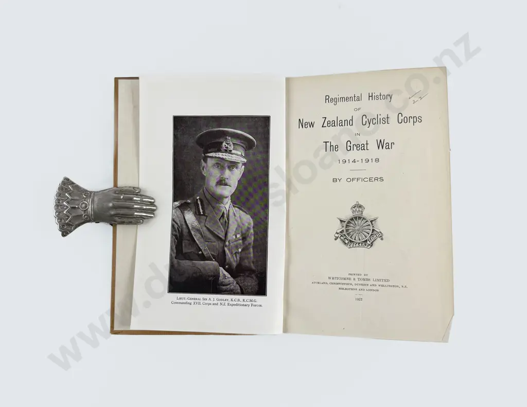 The Officers - Regimental History of New Zealand Cyclist Corps in The Great War 1914-1918 Image 1++