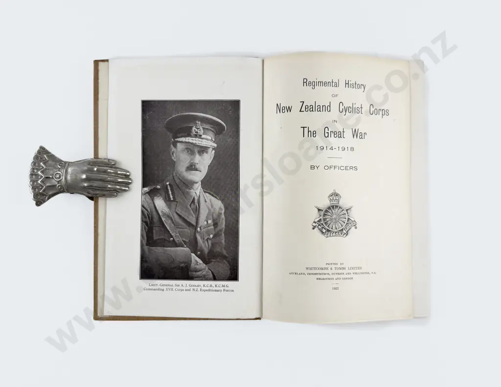 The Officers - Regimental History of New Zealand Cyclist Corps in The Great War 1914-1918 Image 1++