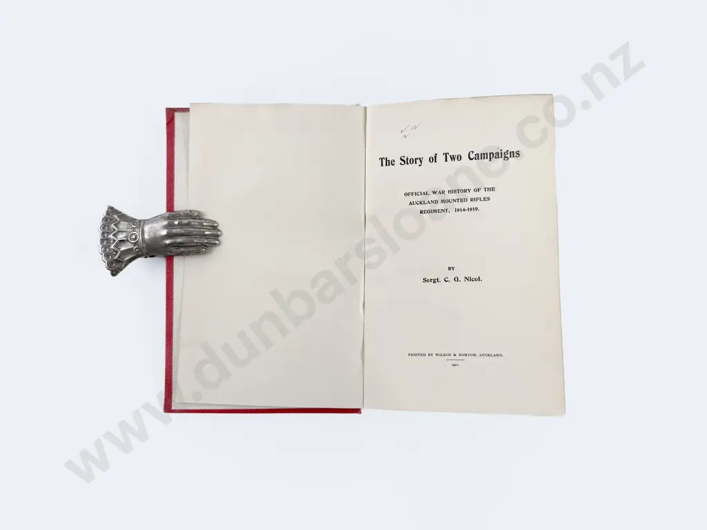 Nicol Sgt C G - The Story of Two Campaigns Image 1++