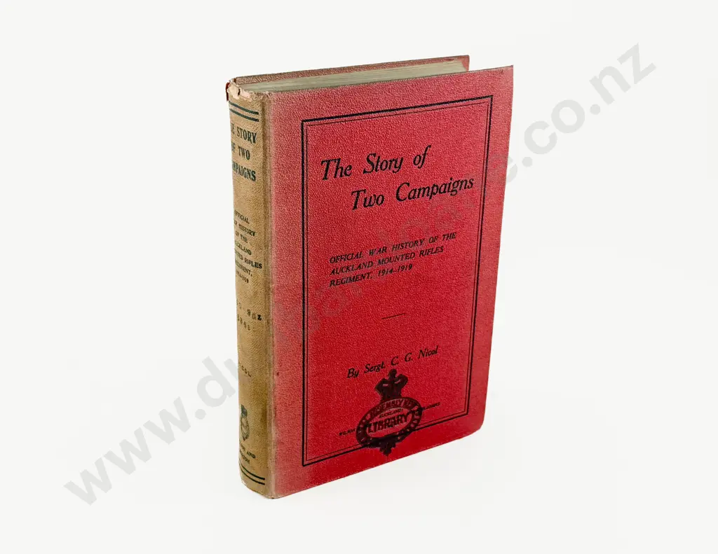 Nicol Sgt C G - The Story of Two Campaigns Image 1++