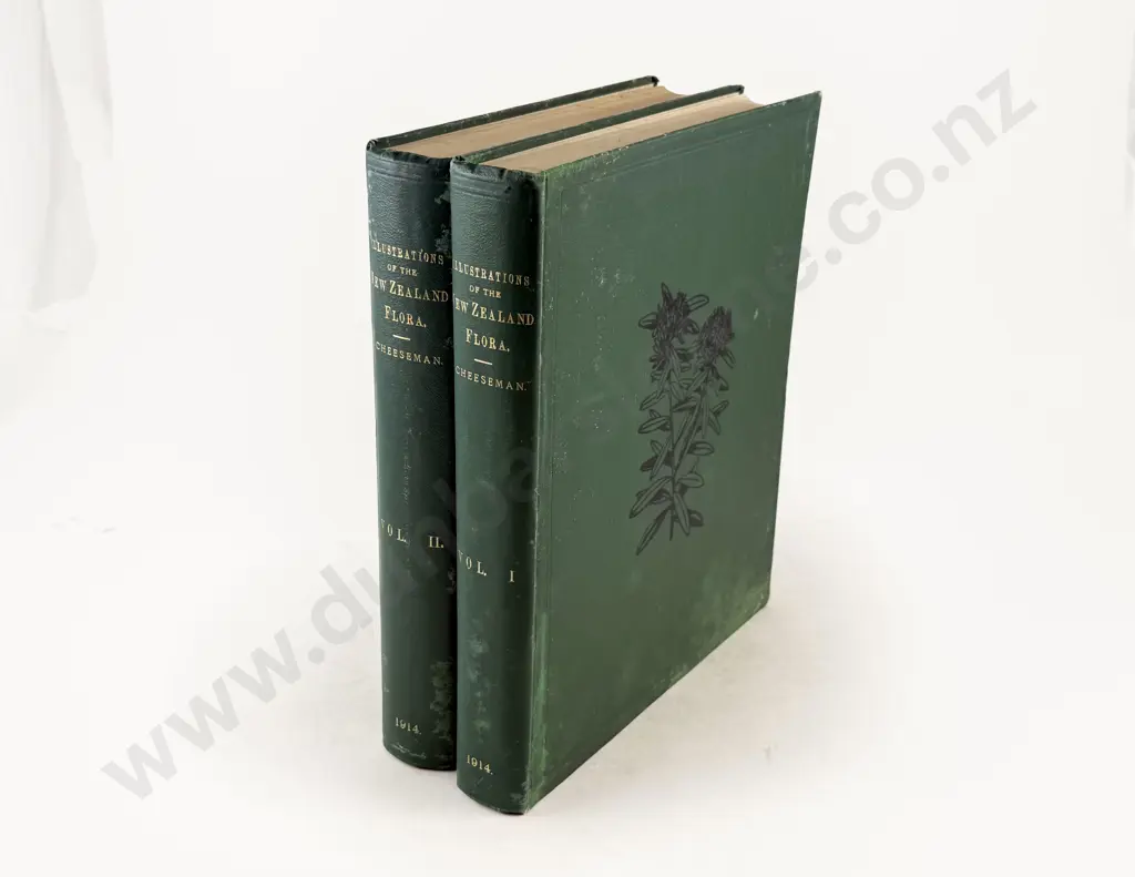 Cheeseman T F - Illustrations of the New Zealand Flora (2 Volumes) Image 1++