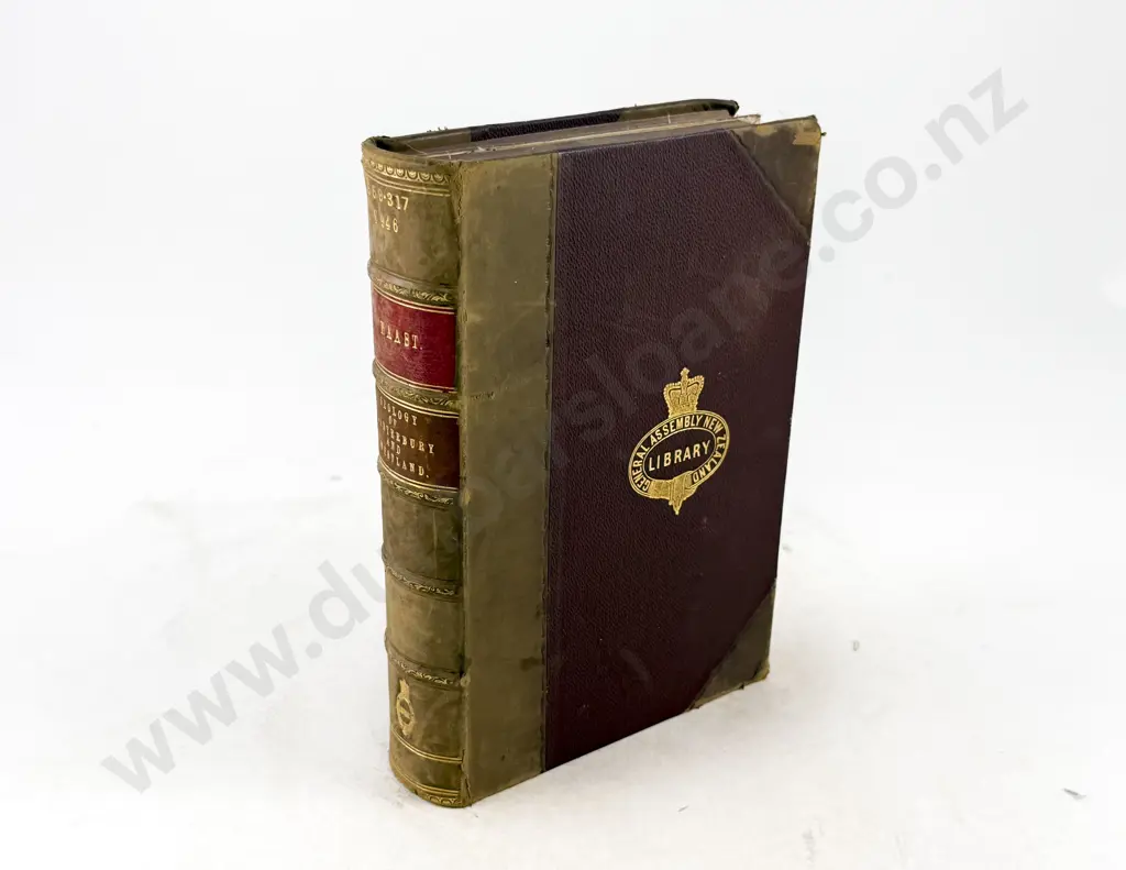 Von Haast Julius - Geology of the Province Of Canterbury And Westland New Zealand Image 1++