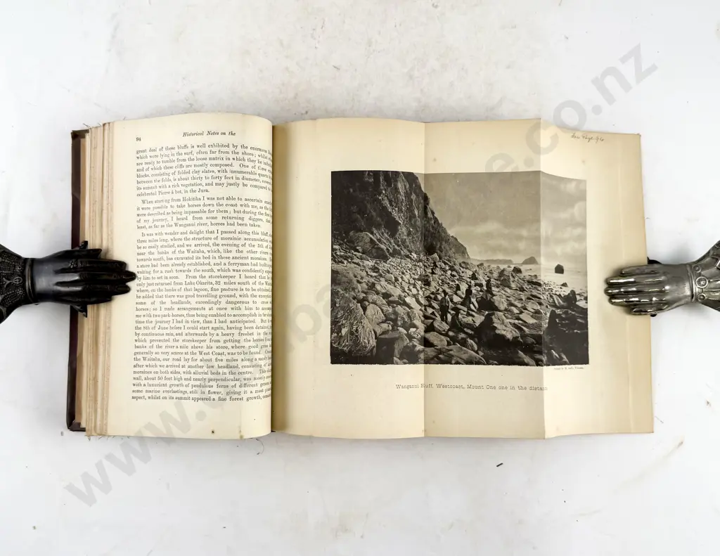 Von Haast Julius - Geology of the Province Of Canterbury And Westland New Zealand Image 1++