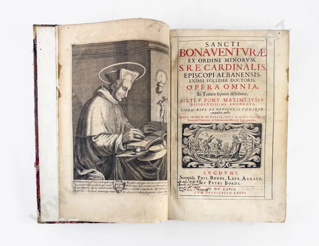 Bonaventure (Heilige) Sancti Bonaventurae (7 Volumes Image 1++