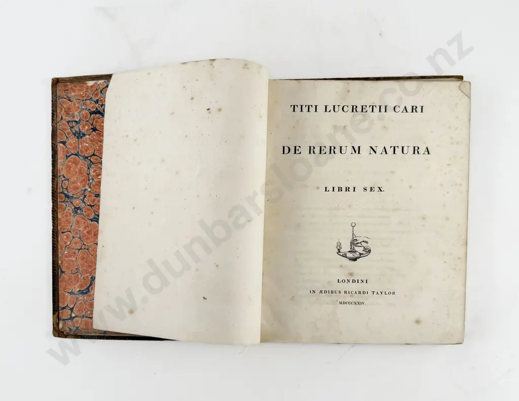 Lucretius - Titi Lucretii Cari De Rerum Natura Image 1++