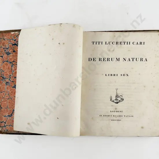Lucretius - Titi Lucretii Cari De Rerum Natura