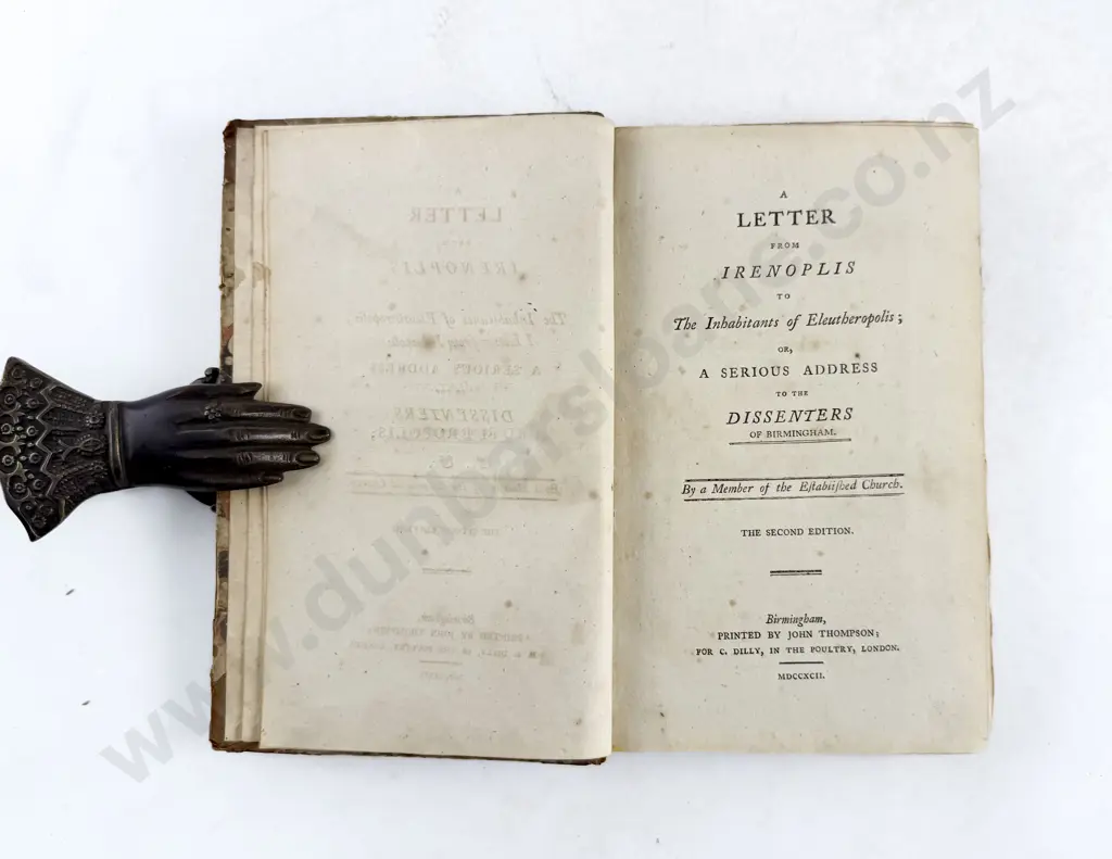 Parr Samuel -  A Letter from Irenoplis to The Inhabitants of Eleutheropolis Image 1++