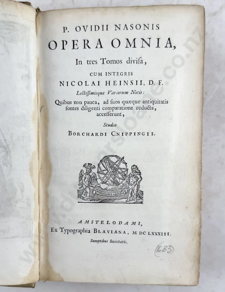 Ovid - P Ovidi Nasonis Operum Tom 1 Image 1++