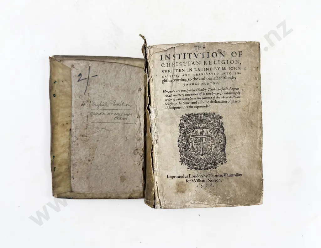 Calvin John - The Institution of Christian Religion Image 1++