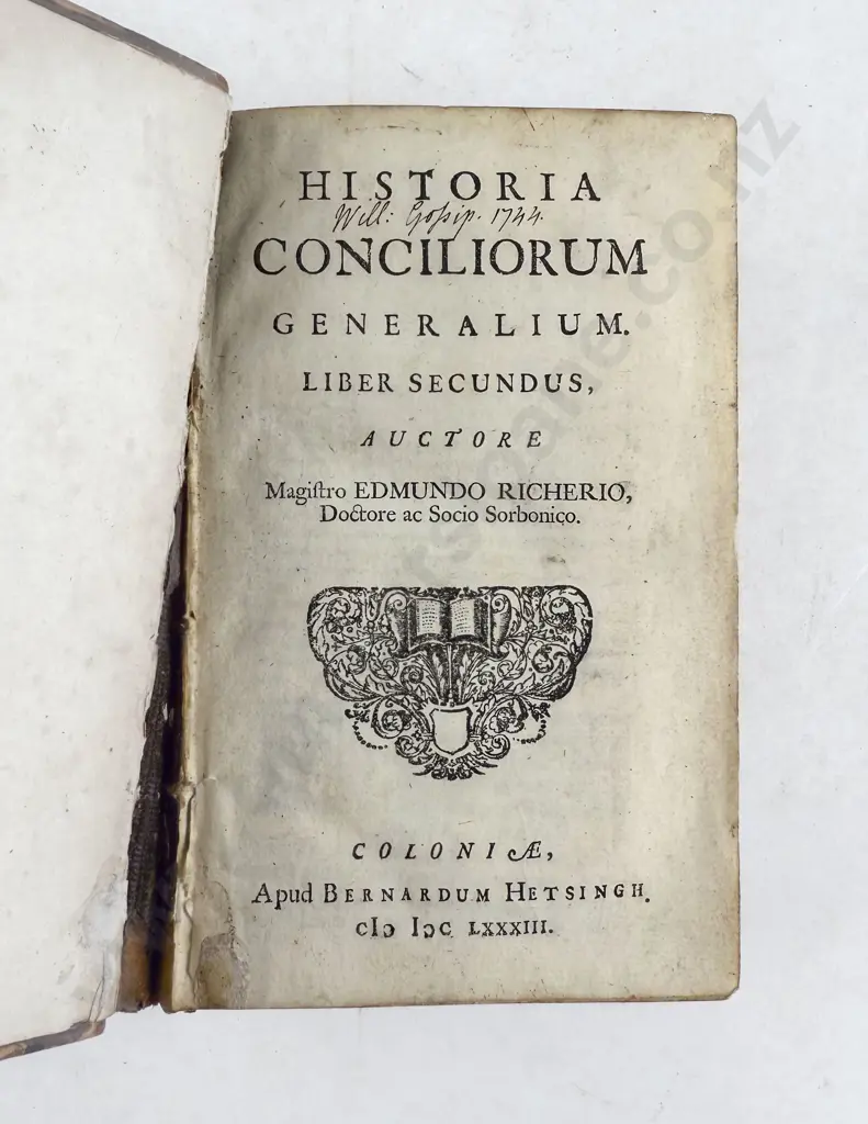 Richer Edmond - Historia Conciliorum Image 1++